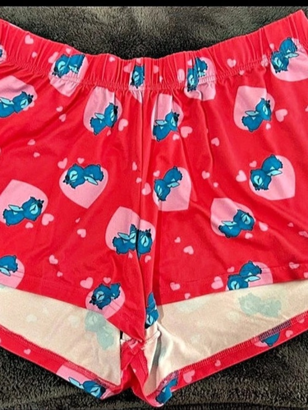 Disney Printed Stitch Pajama Shorts